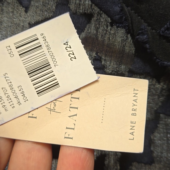 Lane Bryant peek-a-boo tunic women's US 20/22 - Picture 3 of 8